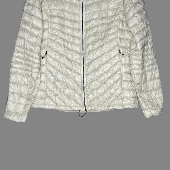 The North Face L Womens Thermoball Full Zip Jacket Packable Champagne Color - Picture 5 of 11